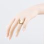 Second Hand Vintage Yellow Gold 1910 Half Sovereign King Edward Coin Ring 41201277