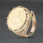 Second Hand Yellow Gold 1925 Full Sovereign King George Coin Ring 41201279