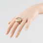 Second Hand 9ct Yellow Gold Queen Elizabeth II 1981 Full Sovereign Coin Ring 41201282BND