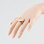 Second Hand 9ct Yellow Gold Queen Elizabeth II 1982 Half Sovereign Coin Ring 41201284BND