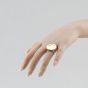 Second Hand 9ct Yellow Gold Edward VII 1908 Half Sovereign Coin Ring 41201289BND