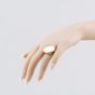 Second Hand Yellow Gold 1908 Full Sovereign Coin Ring 41201296