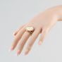 Second Hand 9ct Yellow Gold Edward VII 1910 Half Sovereign Coin Ring 41201299BND