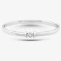 Second Hand 18ct White Gold Diamond Standard Hinged Bangle 41211076