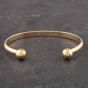 Second Hand 9ct Yellow Gold Standard Torque Bangle 41211097