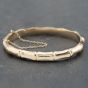 Second Hand 9ct Yellow Gold Bamboo Standard Hinged Bangle 41211264
