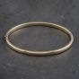 Second Hand 9ct Yellow Gold Oval Standard Torque Bangle 41211291