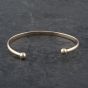 Second Hand 9ct Yellow Gold Solid Standard Torque Bangle 41211311