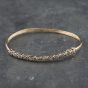 Second Hand 9ct Yellow Gold 0.25ct Twelve Stone Standard Simple Bangle 41211327