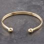 Second Hand 9ct Yellow Gold Torque Bangle 41211377