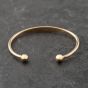 Second Hand 9ct Yellow Gold Id Small Torque Bangle 41211394