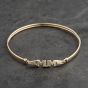 Second Hand 9ct Yellow Gold Mum Simple Bangle 41211399