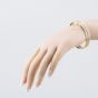 Second Hand 9ct Yellow Gold Celtic Pattern Hinged Bangle 41211416