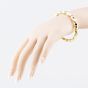 Second Hand 9ct Yellow Gold Twist Hinged Bangle 41211426