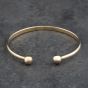 Second Hand 9ct Yellow Gold Torque Bangle 41211433