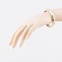 Second Hand Antique 9ct Rose Gold Hand Engraved Flower Pattern Small Hinged Bangle 41211438