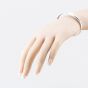 Second Hand 9ct White Gold Half Twist Hinged Bangle 41211444