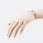 Second Hand 9ct Yellow Gold Amethyst Openwork Cuff Bangle 41211450
