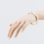 Second Hand 9ct Yellow Gold Facetted Hinged Bangle 41211461