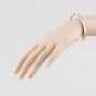Second Hand 9ct Yellow Gold 0.85ct Brilliant Cut Diamond Set Three Row Hinged Bangle 41211470