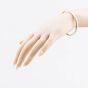 Second Hand 9ct Yellow Gold Engraved Hinged Bangle 41211480