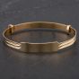 Second Hand 9ct Yellow Gold Engraved Childs Expanding Bangle 4121187