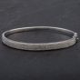Second Hand White Gold Diamond Pave Bangle 4121210