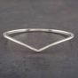 Second Hand Pandora Sterling Silver Wishbone 16cm Hinged Bangle 41221023