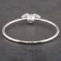 Second Hand Pandora Sterling Silver Moments Harry Potter Snitch 19cm Engraved Bangle 41221028
