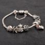 Second Hand Silver Pandora 8.5 Inch Charm Bracelet 41221183