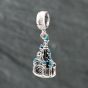 Second Hand Pandora Silver Enamel Disney Castle Dangle Charm 41221185