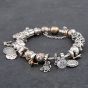 Second Hand Pandora Silver Pandora Full 8 Inch Charm Bracelet 41221372