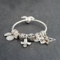 Second Hand Pandora Silver Multi Stone Pandora 9 Assorted Harry Potter Small Charm Bangle 41221385