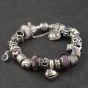 Second Hand Pandora Silver Full 7.5 Inch Charm Bracelet 41221435