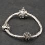 Second Hand Pandora Silver Childs Two Piece Set 6.5 Inch Charm Bracelet 41221437
