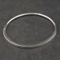 Second Hand Pandora Silver Cubic Zirconia Hinged Bangle 41221446