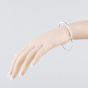 Second Hand Pandora Silver Cubic Zirconia Hinged Bangle 41221446