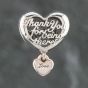 Second Hand Pandora Thank You Mum Heart Charm 789372C00