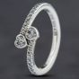 Second Hand Pandora Forever Hearts Ring 191023CZ-56