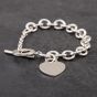 Second Hand Silver Tiffany T-Bar 8 Inch Chain Bracelet 41251237