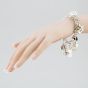 Second Hand Silver Hot Diamonds Charm Bracelet 41251369