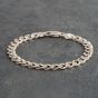 Second Hand Silver 8.5 Inch Curb Chain Bracelet 41251440