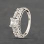 Second Hand Silver Cubic Zirconia Dress Ring 41251514