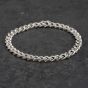 Second Hand Silver 8 Inch Curb Chain Bracelet 41251577