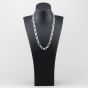 Second Hand Silver Heavy One Plus One 22 Inch Figaro Chain 41251584