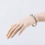 Second Hand Silver Heavy Figure Of Eight Link 8 Inch Curb Chain Bracelet 41251590