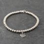 Second Hand Tiffany & Co. Silver 7.5 Inch Bead Bracelet 41251599