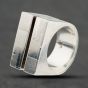 Second Hand Silver Authentic Gucci Fashion Ring 41251611