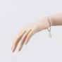 Second Hand Silver Gucci 7 Inch Bead Bracelet 41251658