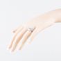 Second Hand Sterling Silver Tanzanite & White Zircon Band Ring 41251664